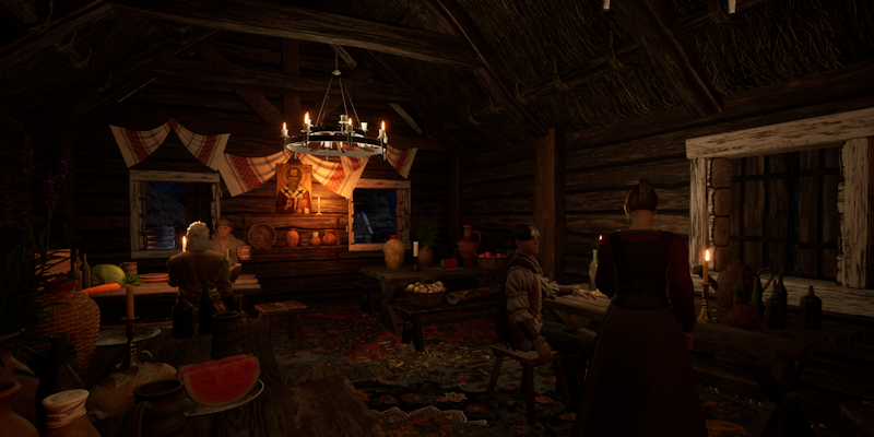 An imposing castle on a mountain top